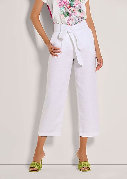 MADELEINE Bügelfaltenhose Leinenhose mit Bund- und günstig online kaufen