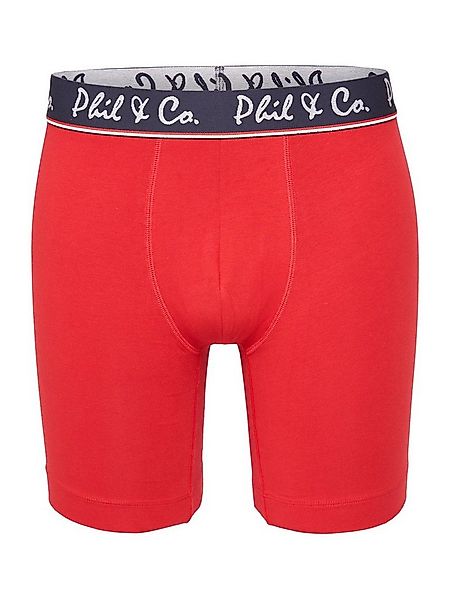 Phil & Co. Langer Boxer Long Boxer Briefs (6-St) Retroshorts - langes Bein günstig online kaufen