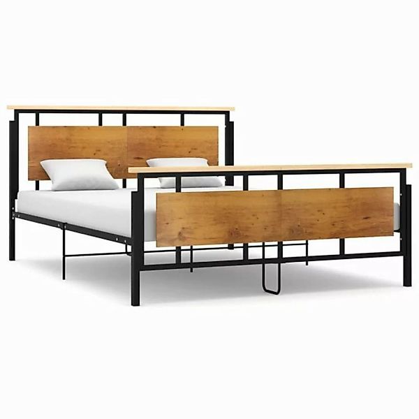 furnicato Bettgestell Bett Metall 160x200 cm (1-tlg) günstig online kaufen