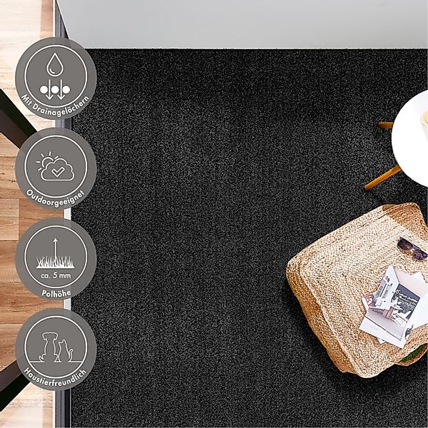 Andiamo Kunstrasen "Lanzarote, Made in Belgium", rechteckig, 7 mm Höhe, lux günstig online kaufen