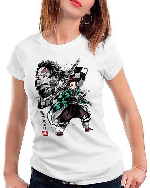 style3 T-Shirt Inked Tanjiro ujutsu kaisen anime japan manga günstig online kaufen