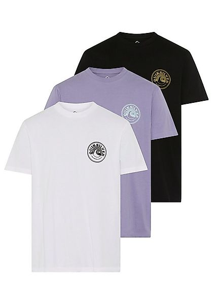 Quiksilver T-Shirt MINIDISCO 3PACK (3-tlg) sportlicher Stil, Kurzarm, für A günstig online kaufen