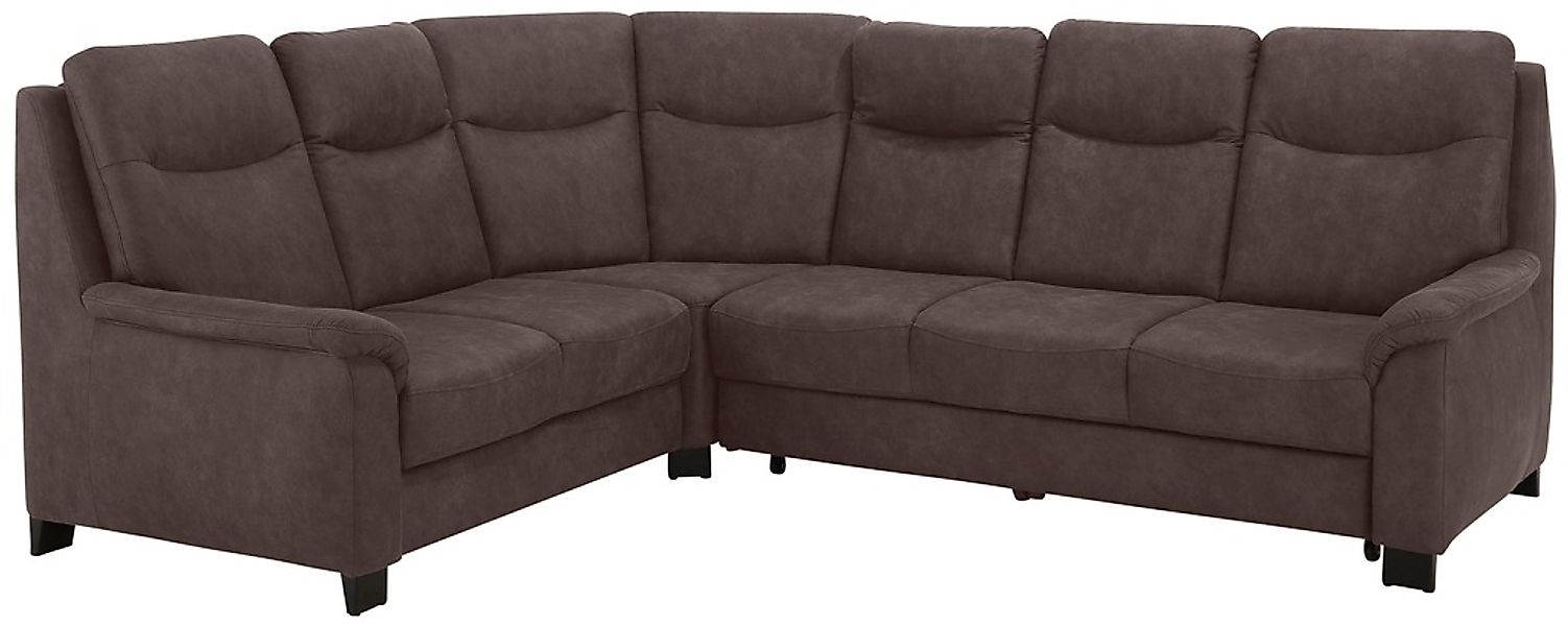 Home affaire Ecksofa »Boccaccio L-Form« mit Federkern, incl. Kopfteilverste günstig online kaufen