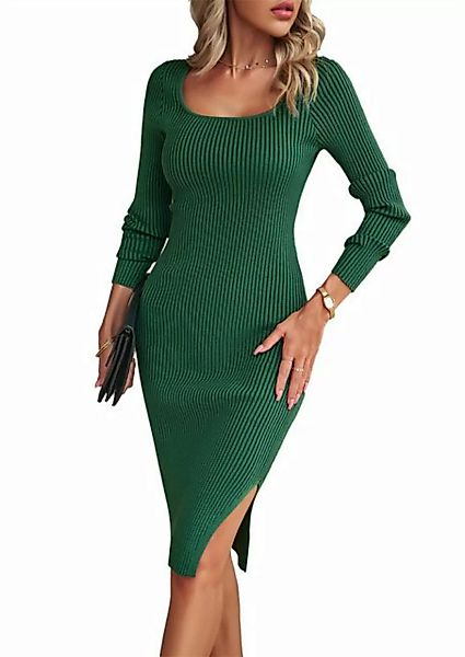 AFAZ New Trading UG Abendkleid Elegantes, hüftbetontes langes Kleid (Strick günstig online kaufen