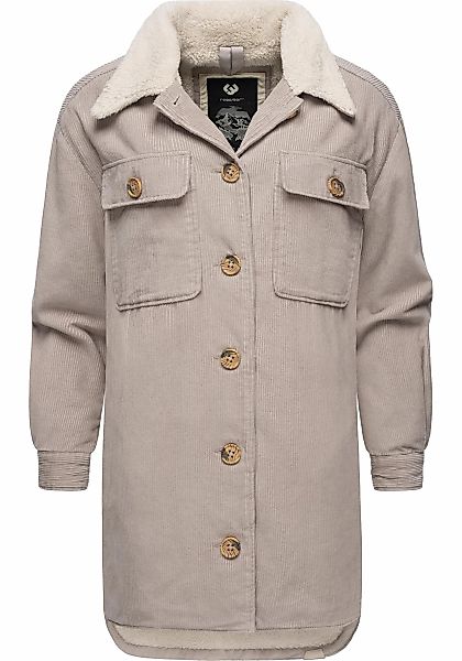 Ragwear Cordjacke "Kyoka" ohne Kapuze Stylische Damen Jacke aus Cord mit fl günstig online kaufen