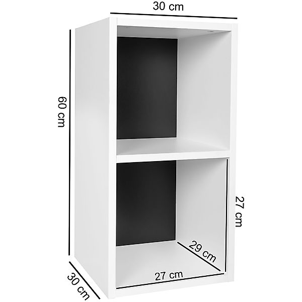 Wohnling Standregal WL5.178, 30x60x30 cm Modern günstig online kaufen