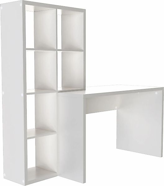 OTTO home Regal-Schreibtisch "Triest, Computertisch mit Raumtrenner, Breite günstig online kaufen