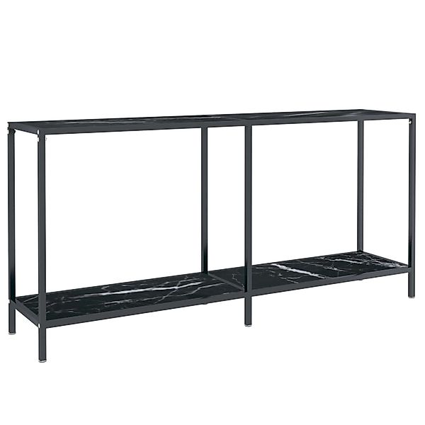 vidaXL Konsolentisch Schwarz 160x35x75,5 cm cm Hartglas Modell 1 günstig online kaufen