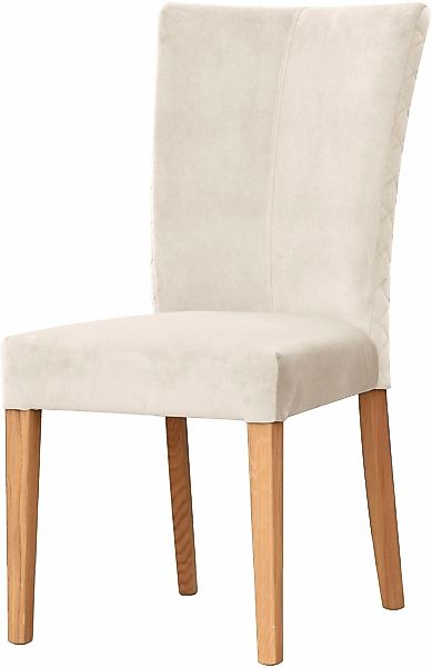 Leonique Esszimmerstuhl "Vence" (Set) 2 Stk. Luxus-Microfaser mit Rautenste günstig online kaufen
