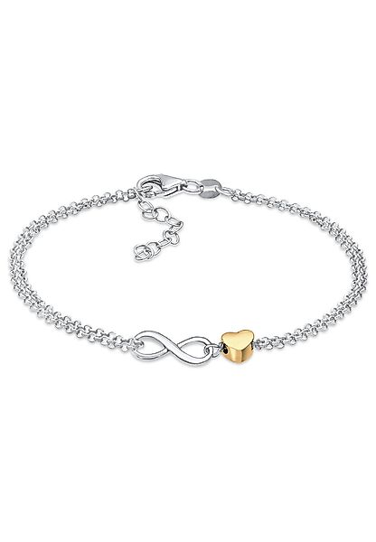 Elli Armband Herz Unendlichkeit Infinity 925 günstig online kaufen