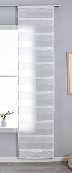 Gardinenbox Schiebegardine (1 St), Paneelwagen, halbtransparent, günstig online kaufen