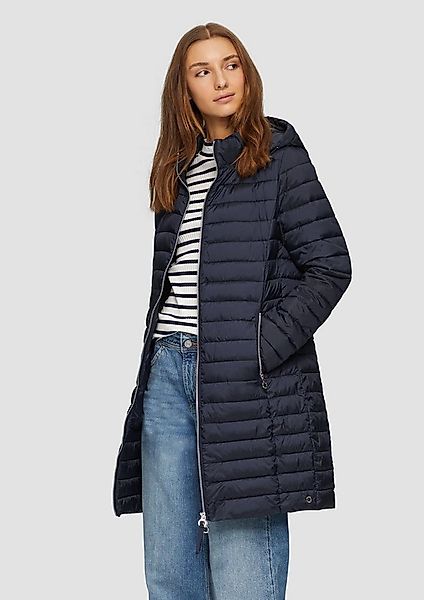 s.Oliver Funktionsmantel Outdoor-Mantel Lange Steppjacke mit abnehmbarer Ka günstig online kaufen