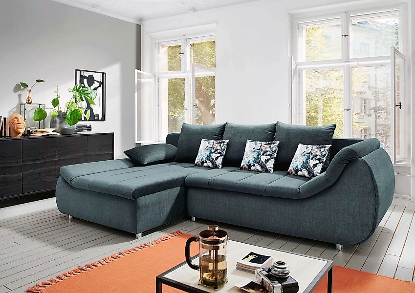 INOSIGN Ecksofa "Imola L-Form", auch mit Bettfunktion günstig online kaufen