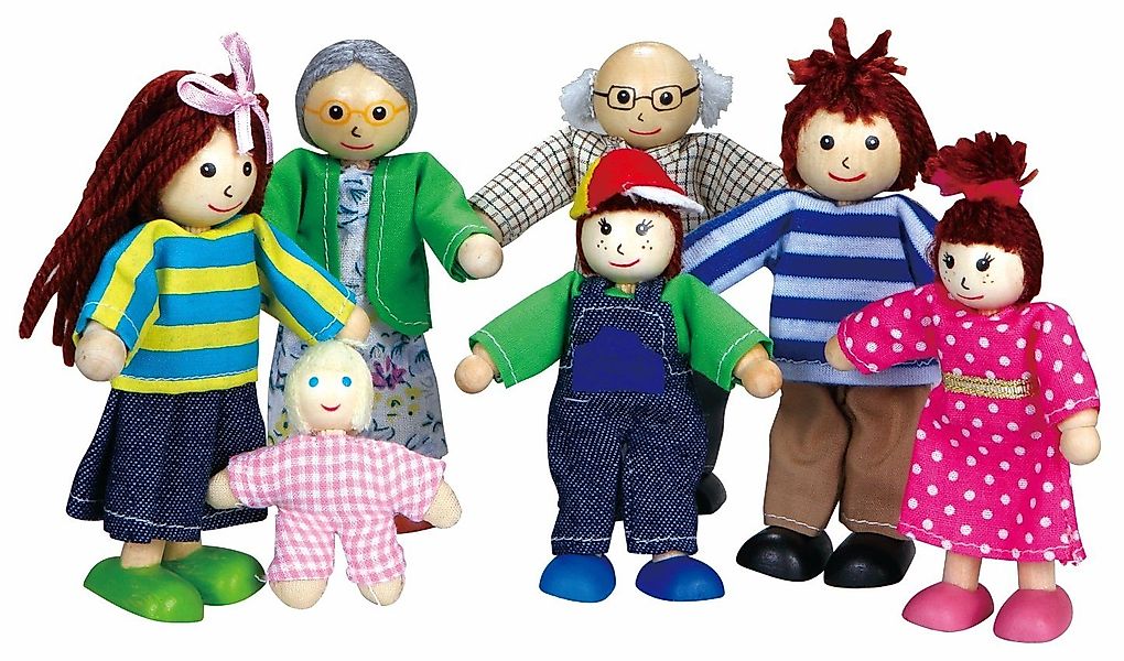 Lelin Biegepuppe 50015 Big Family Holz günstig online kaufen