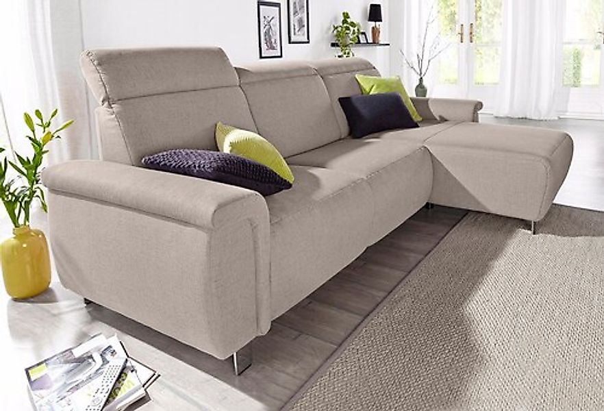 sit&more Ecksofa "Township L-Form", wahlweise mit elektrischer Wallfree-Fun günstig online kaufen