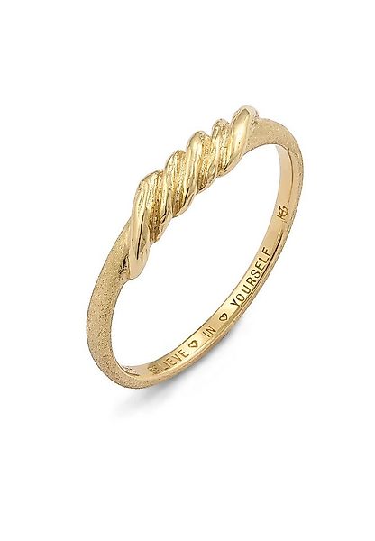 HAZE & GLORY Fingerring Welle 375 Gelbgold - Wave günstig online kaufen