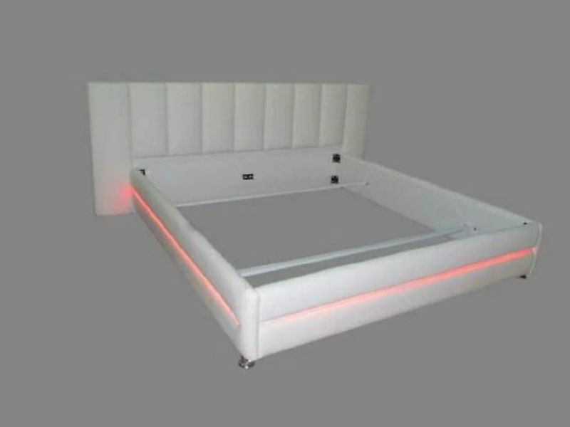JVmoebel Bett Leder Design Bett Doppel Luxus Ehe Modernes Hotel Gestell Bet günstig online kaufen