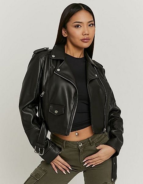 Tally Weijl Lederimitatjacke SJAPUTILOT Kunstfaser, im Biker-Stil in verkür günstig online kaufen