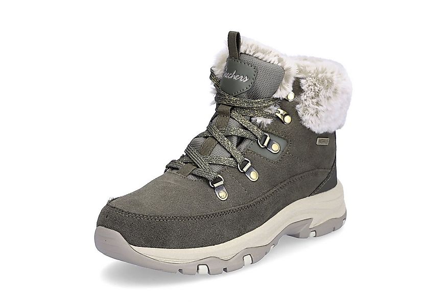 Skechers Skechers Damen Schnürboot Trego Snow Worries olive Schnürboots günstig online kaufen