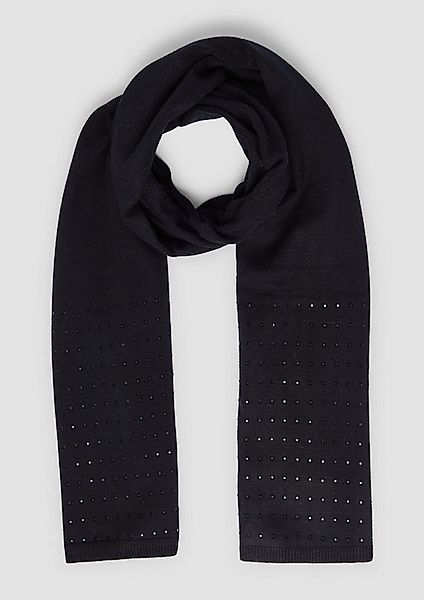 s.Oliver Schal Tuch, Schal mit Schmucksteinen günstig online kaufen