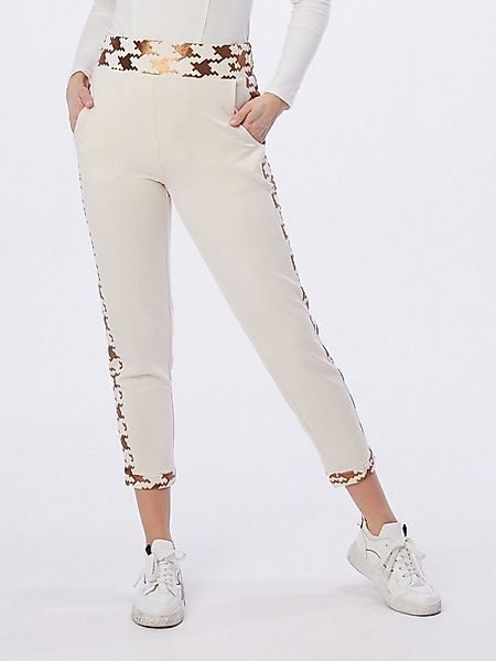 MONACO blue WEEKEND Jogger Pants Schlupfhose figurumspielend mit Hahnentrit günstig online kaufen