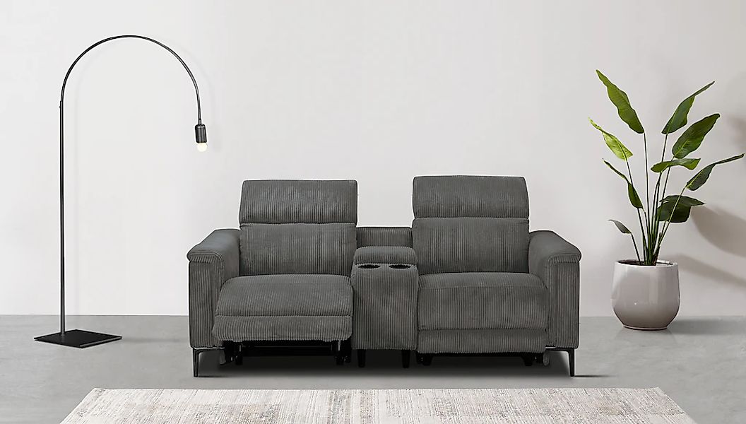 OTTO home 2-Sitzer "LUND Cord, Relaxfunktion, TV-Sessel, manuell/elektrisch günstig online kaufen