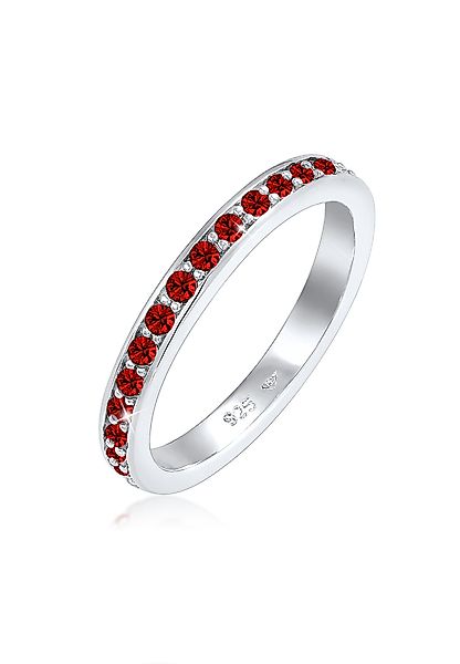 Elli Fingerring Memoire Verlobung Kristalle 925 günstig online kaufen