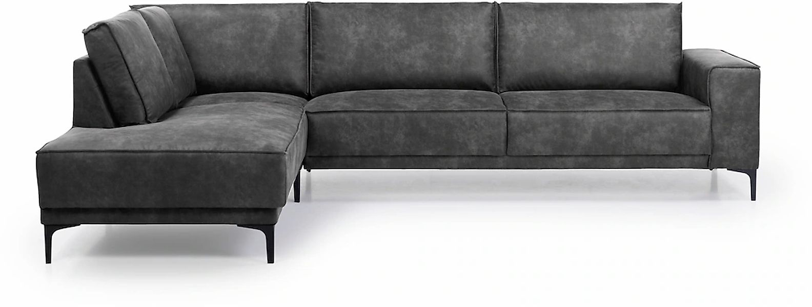 OTTO home Ecksofa "Polsterecke Oland, Struktur, Flachgewebe, Luxus-Microfas günstig online kaufen