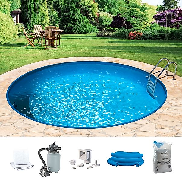 KONIFERA Rundpool "HOLIDAY 5", (Komplett-Set, 6 tlg.), Höhe 120 cm, in vers günstig online kaufen