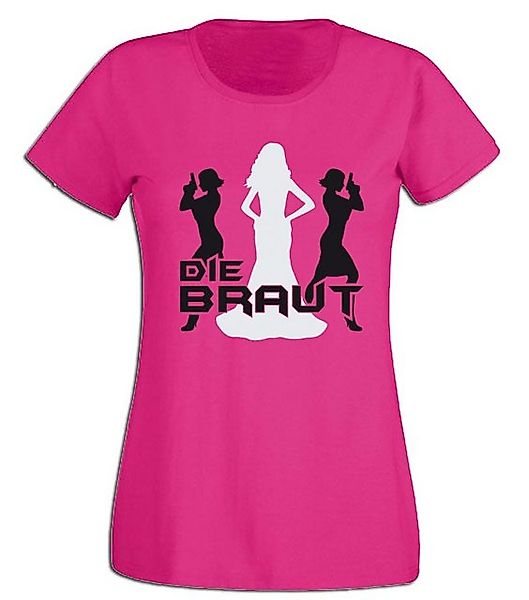 G-graphics T-Shirt Damen T-Shirt - Die Braut JGA-Shirt, Poltershirts, Braut günstig online kaufen