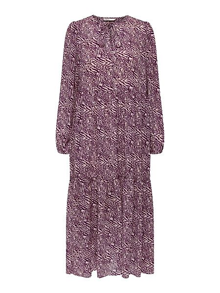 ONLY Onlstar Ls Wide Sleeve Maxi Dress Wvn Maxikleid Damen Violett günstig online kaufen