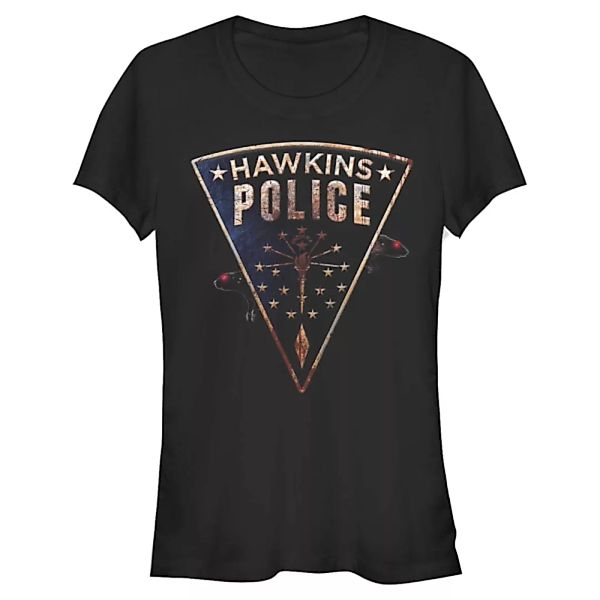 Netflix - Stranger Things - Hawkins Police Rats - Frauen T-Shirt günstig online kaufen