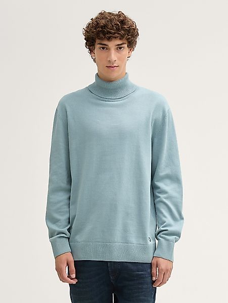 TOM TAILOR Denim Strickpullover Basic Rollkragenpullover günstig online kaufen