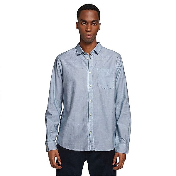 Tom Tailor 1028700 Langarm-shirt XL White Light Blue Small Stripe günstig online kaufen
