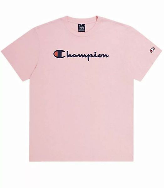 Champion T-Shirt Champion Herren Crewneck Baumwoll T-Shirt mit groß günstig online kaufen
