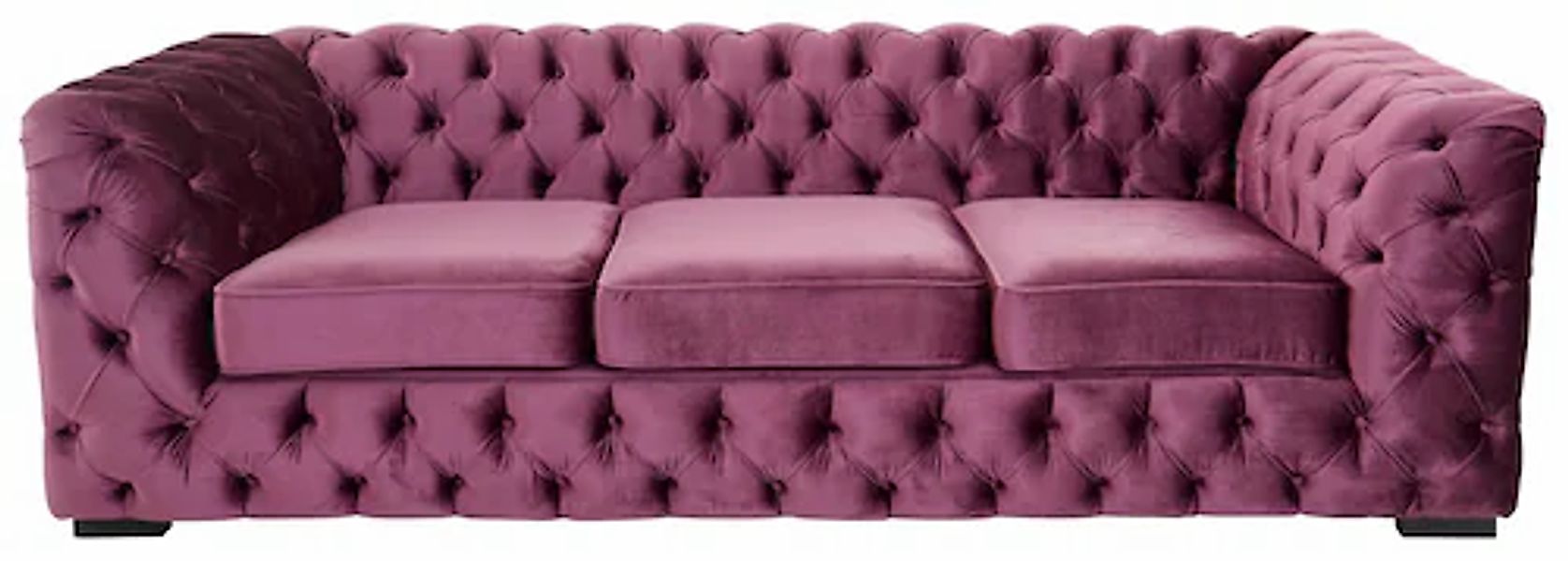 Home affaire Chesterfield-Sofa »Kalina« klassische Chesterfield-Knopfheftun günstig online kaufen