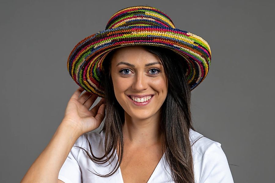 COLLEZIONE ALESSANDRO Schlapphut "Garten" 1 Stk. Made in Italy, echtes Bast günstig online kaufen