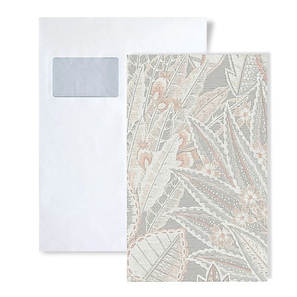 PROFHOME 1 MUSTERSTÜCK S-396534-GU DIN A4 MUSTER der Floralen Tapete günstig online kaufen