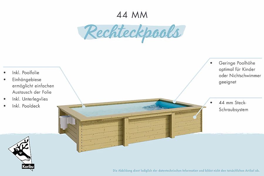 Karibu Rechteckpool Triton L 181,5 x günstig online kaufen