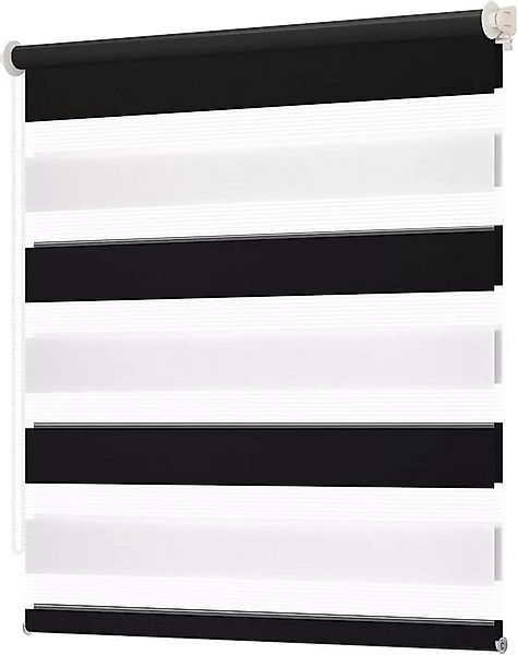 Doppelrollo rollos für Fenster ohne Bohren 130cm, OUBO, Lichtschutz, freihä günstig online kaufen