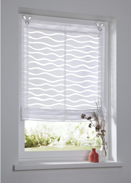 Kutti Raffrollo "Enya" mit Hakenaufhängung ohne Bohren freihängend Montage günstig online kaufen