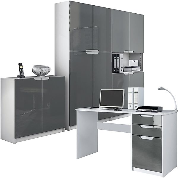 Vladon Aktenschrank Logan (Büromöbel-Set, mit 1 günstig online kaufen