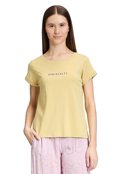 Cartoon Kurzarmshirt "Cartoon Damen Printshirt mit Rundhalsausschnitt", (1 günstig online kaufen