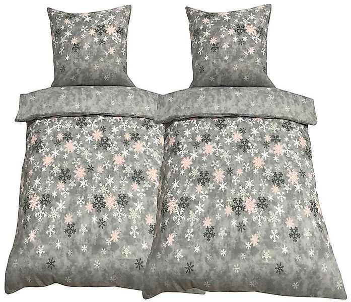 Visaggio Bettwäsche Winter Fleece Bettbezug flauschig warm, Fleece, 4 teili günstig online kaufen