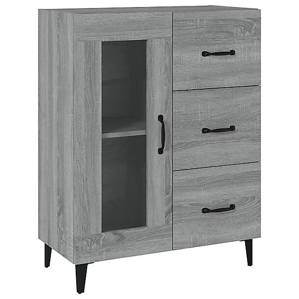 vidaXL Sideboard Sideboard Grau Sonoma 69,5x34x90 günstig online kaufen