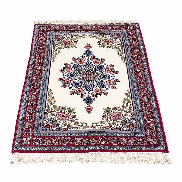 morgenland Orientteppich »Perser - Isfahan - Premium - 120 x 71 cm - beige« günstig online kaufen
