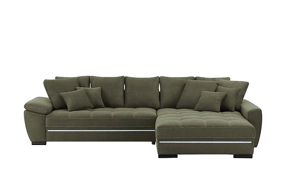 bobb Ecksofa  Fancy-LED ¦ grün ¦ Maße (cm): B: 323 H: 92 T: 222.0 Polstermö günstig online kaufen