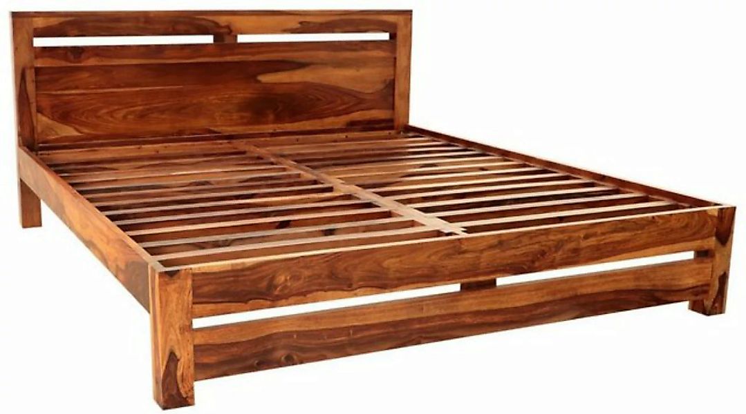 Indischesmoebelhausde Massivholzbett Bett Gani 180x200 aus indischem Sheesh günstig online kaufen