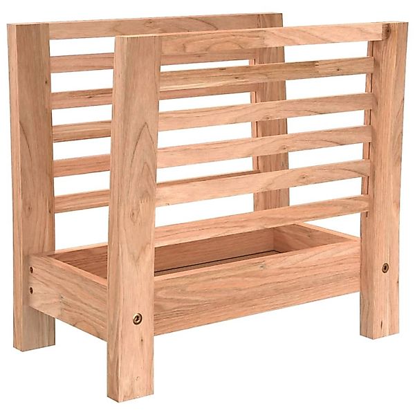 vidaXL Zeitungsständer Zeitschriftenständer 40x26,5x38,5 cm Massivholz günstig online kaufen