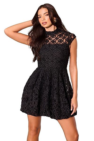 LIPSY Minikleid Lipsy strukturiertes 3D-Puffball-Minikleid (1-tlg) günstig online kaufen